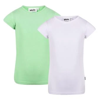 推荐Set of t shirts in green and white商品