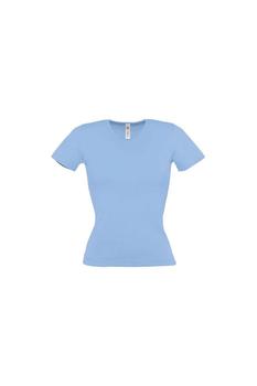 PRIVATE WHITE V.C., B&C | B&C Womens/Ladies Watch Plain Short Sleeve V Neck T-Shirt (Sky Blue)商品图片 8.4折起