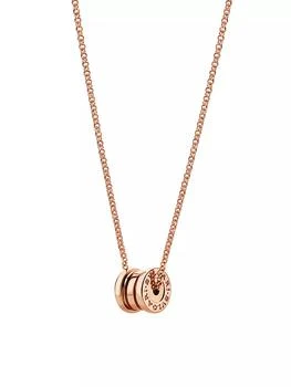 BVLGARI | B.Zero1 18K Rose Gold Mini Spiral Pendant Necklace 独家减免邮费