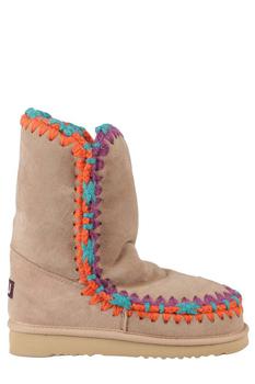 Mou | Mou Eskimo Overstiching Chunky-Sole Ankle Boots商品图片,9.5折, 独家减免邮费