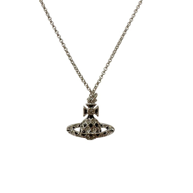 商品Vivienne Westwood | 【现货】西太后 女士银色/黑色时尚项链63020233-02P326-CN,商家VP FRANCE,价格¥832图片