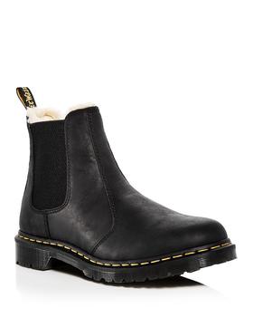 dr. martens切尔西北京, Dr. Martens | Women's Leonore Faux Fur Lined Chelsea Boots商品图片 