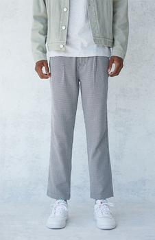 推荐Brown Checkered Menswear Trousers商品