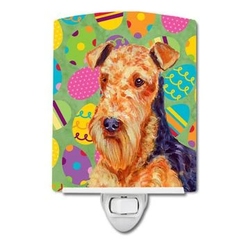 Caroline's Treasures | Airedale Easter Eggtravaganza Ceramic Night Light,商家Verishop,价格¥192