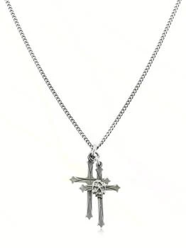 Emanuele Bicocchi | Double Cross & Skull Necklace 