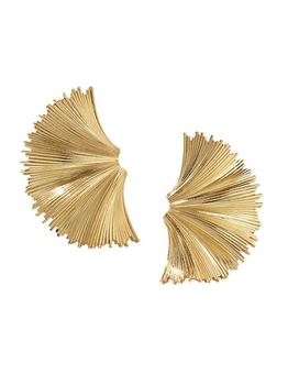 商品Venus Vita Large 9K Gold-Plated Stud Earrings图片