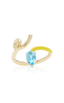 商品Bea Bongiasca | Bea Bongiasca - B 9K Yellow Gold Topaz Enameled Ring - Multi - US 5 - Moda Operandi - Gifts For Her,商家Moda Operandi,价格¥8748图片