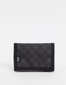 vans棋盘格精选, Vans | Vans Slipped checkerboard wallet in black商品图片 
