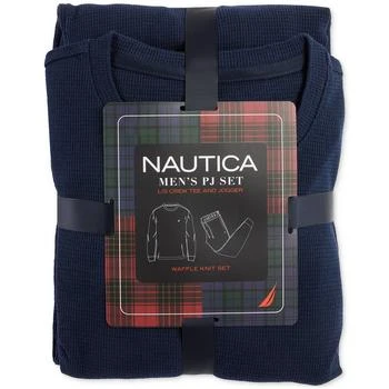 Nautica | Men’s Waffle Knit Thermal Pajama Set,商家Macy's,价格¥367