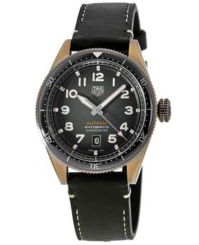 推荐Tag Heuer Autavia Calibre 5 Chronometer 42mm Bronze Case Green Dial Men's Watch WBE5190.FC8268商品