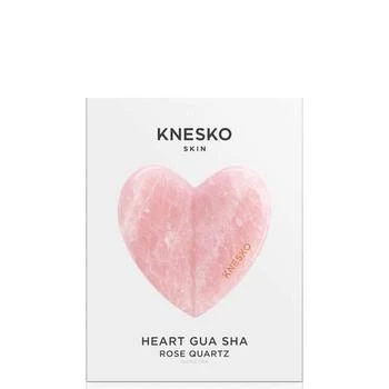 Knesko Skin Rose Quartz Heart Gua Sha (Worth £80.00)