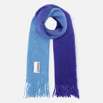 推荐Ganni Gradient Wool-Blend Scarf商品