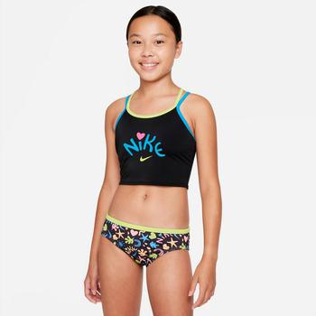 NIKE | Girls' Nike Fun Forest T-Crossback Midkini Set商品图片,6.2折