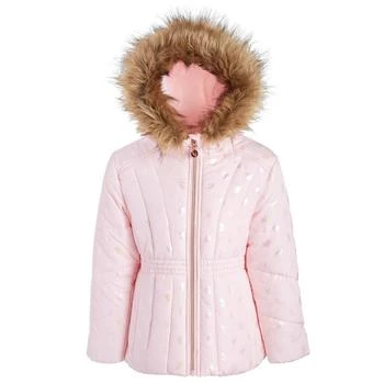 S Rothschild & CO | Toddler & Little Girls Foiled Quilted Puffed Jacket,商家Macy's,价格¥167