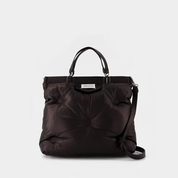 MAISON MARGIELA | Glam Slam M Tote Bag in Black Leather商品图片,