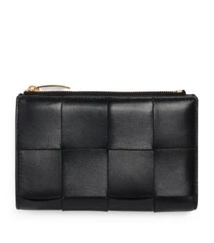 Bottega Veneta | Leather Intreccio Bifold Wallet 