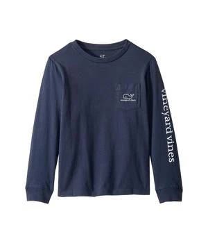 Vineyard Vines | Long Sleeve Vintage Whale (Toddler/Little Kids/Big Kids),商家Zappos,价格¥235