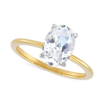 商品Grown With Love | IGI Certified Lab Grown Diamond Oval Solitaire Engagement Ring in 14k Gold,商家Macy's,价格¥64395图片