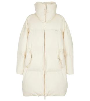 Prada | Funnel-neck down and cotton coat商品图片,