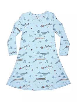 Bellabu Bear | Little Girl's & Girl's Polar Express Long-Sleeve Nightgown,商家Saks Fifth Avenue,价格¥252