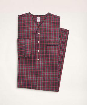 Brooks Brothers | Cotton Broadcloth Tartan Nightshirt商品图片,7.5折