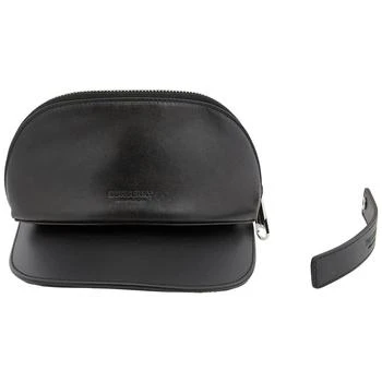 Burberry | Black Leather Zip-Pocket Visor 4折, 满$200减$10, 独家减免邮费, 满减