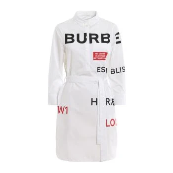 Burberry | BURBERRY 女士白色连衣裙 8013907 满$1享9.5折, 包邮包税, 满折