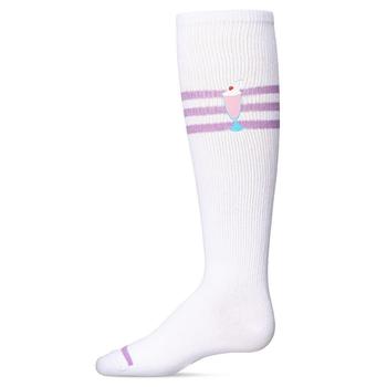 商品Memoi | Girls' Summer Sweets Varsity Cotton Blend Knee High Sock,商家Macy's,价格¥104图片