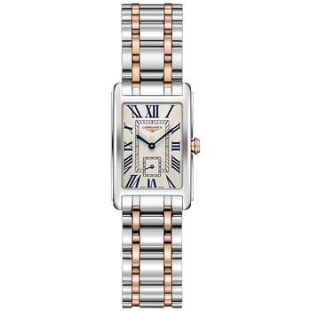Longines | Women's Swiss DolceVita 18K Gold & Stainless Steel Bracelet Watch 20.5mmx32mm商品图片,