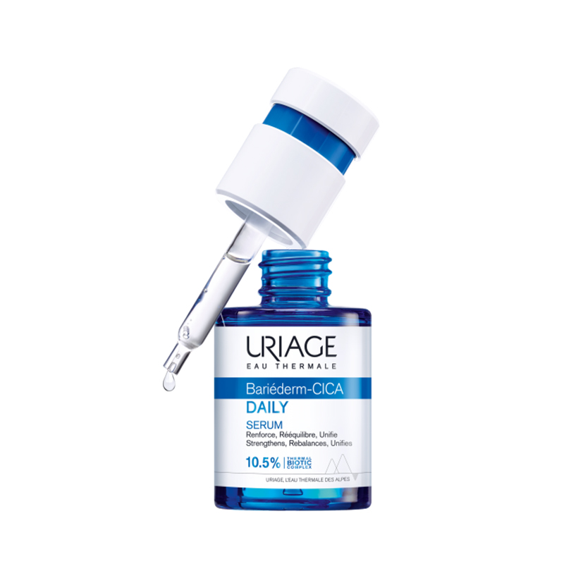 Uriage依泉舒缓修复保湿精华30ml 修护敏感肌补水保湿蓝安瓶,价格$37.43