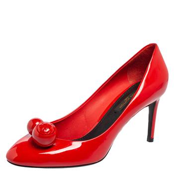 lv高跟鞋, [二手商品] Louis Vuitton | Louis Vuitton Red Patent Leather Ball Pointed Toe Pumps 36商品图片 7.3折, 满1件减$100, 满减