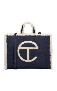 推荐UGG - x Telfar Large Shearling Shopper Tote - Blue - OS - Moda Operandi商品