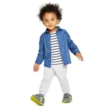 First Impressions | Baby Boys Denim Shirt and Pants, 3 Piece Set, Created for Macy's 4.9折, 独家减免邮费