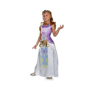 商品BuySeasons | Legend of Zelda Princess Zelda Deluxe Little and Big Girls Costume,商家Macy's,价格¥580图片