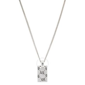 Gucci | Ghost pendant necklace in silver,商家Jomashop,价格¥2122