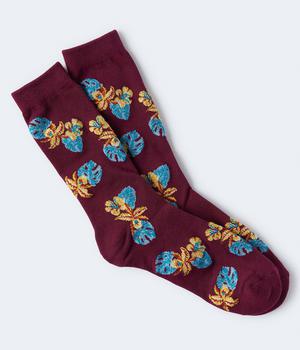 Aeropostale | Aeropostale Men's Tropical Flower Crew Socks***商品图片,4.8折