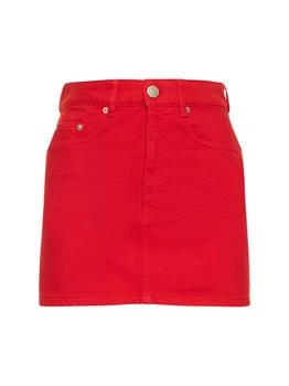 AMI | Cotton Denim Mini Skirt 6折×额外7.5折, 额外七五折