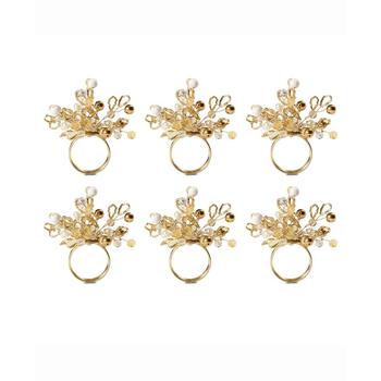 商品Design Imports | Multi Bead Napkin Ring, Set of 6,商家Macy's,价格¥244图片