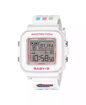 G-Shock | G-Shock Women's Collab White Resin Watch, 42.8mm, BGD10KPP-7,商家Macy's,价格¥1021