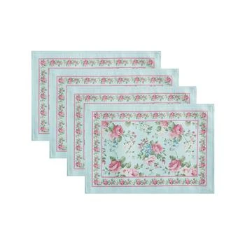 Elrene | Vintage-Like Floral Garden Placemats, Set of 4,商家Macy's,价格¥469