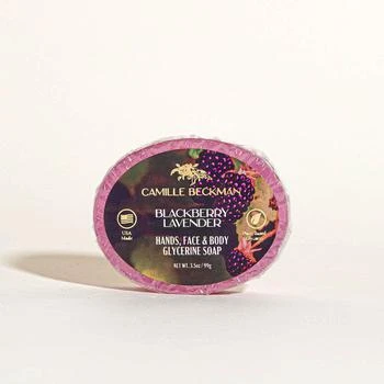 Camille Beckman | Glycerine Bar Soap Blackberry Lavender 3.5oz,商家Camille Beckman,价格¥31