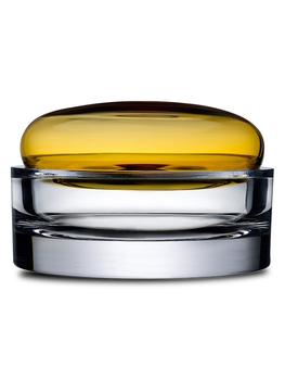 商品Nude Glass | Ecrin Medium Glass Lidded Vessel Storage Box,商家Saks Fifth Avenue,价格¥1322图片