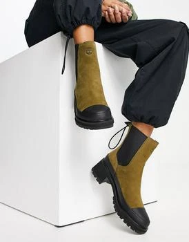推荐Timberland Kori Park chelsea boots in khaki商品