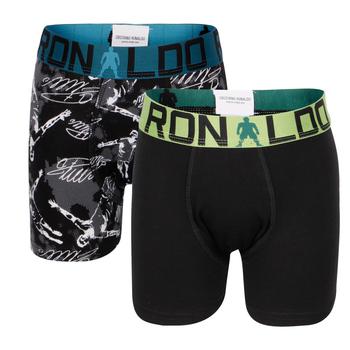 CR7 Cristiano Ronaldo | Logo boxer shorts set in black商品图片,4折×额外7.2折, 额外七二折