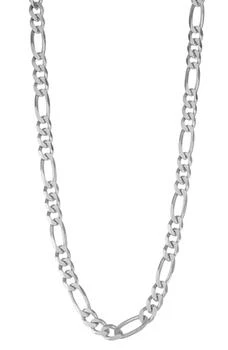FZN | Sterling Silver Figaro Chain Necklace,商家Nordstrom Rack,价格¥1054