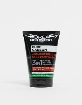 商品L'Oreal Paris | L'Oreal Men Expert Pure  3 in 1 Daily Face Wash 100ml,商家ASOS,价格¥45图片
