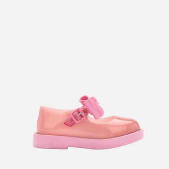 推荐Mini Melissa Girls' Lola Bow Ballet Flat Sandals - Pink商品