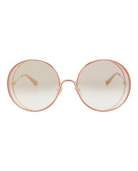 Chloé | Round-Frame Metal Sunglasses商品图片,3.1折×额外9折, 额外九折