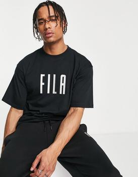 Fila | Fila heritage t-shirt in black商品图片,