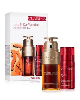 Clarins | Face & Eye Wonders Anti-Aging Skincare Gift Set ($184 value),商家Bloomingdale's,价格¥1093